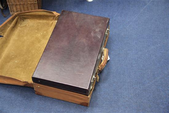 A 20th century Louis Vuitton travelling vanity case, 20.5in.